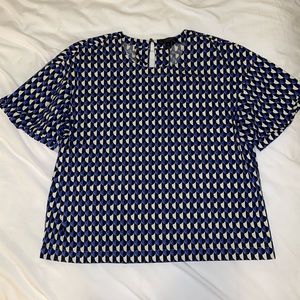 J. Crew short sleeve blouse